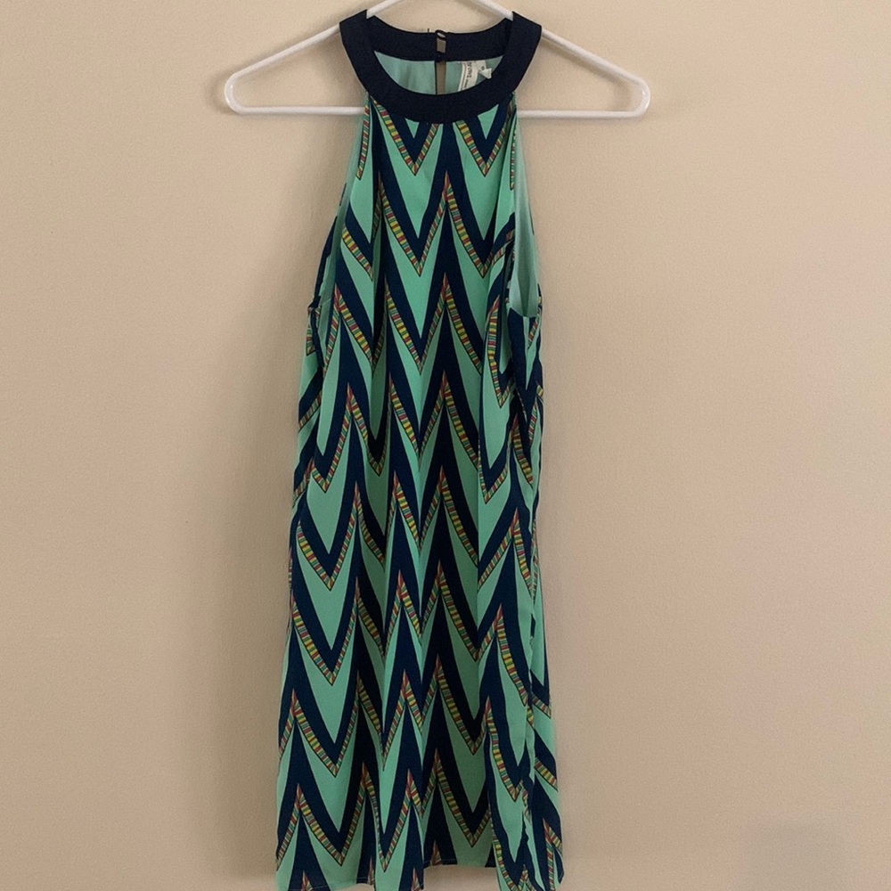 High neck dress